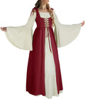 Womens Renaissance Costume Medieval Dress - Off Shoulder Floor Length