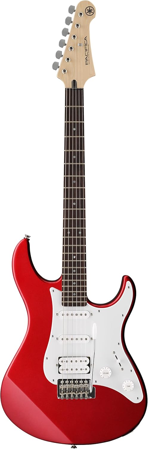 Yamaha PAC012 Electric Guitar in Metallic Red - Slick Design!