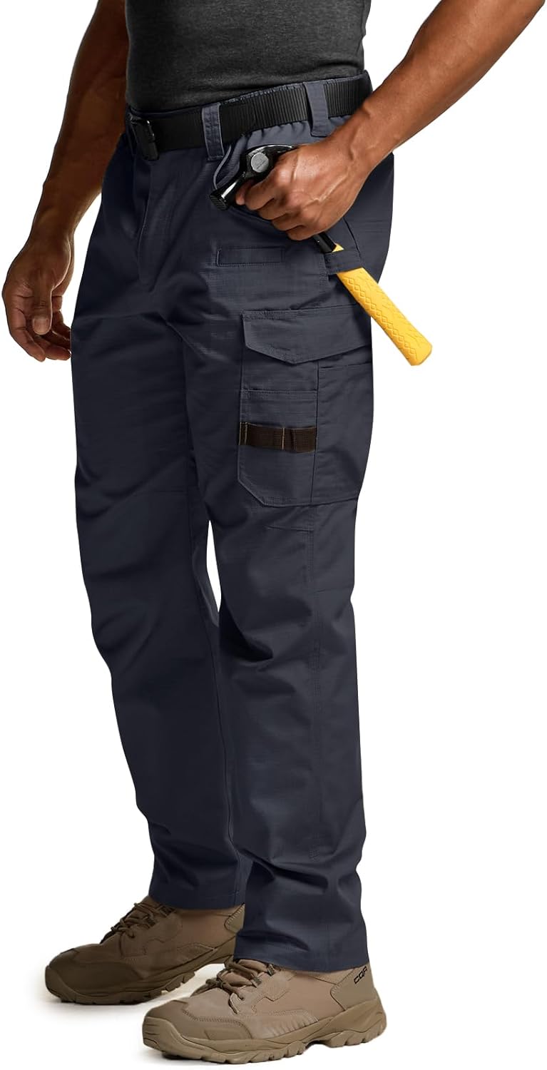 CQR Men's Quick Dry Work Pants for Outdoor Tactical Use