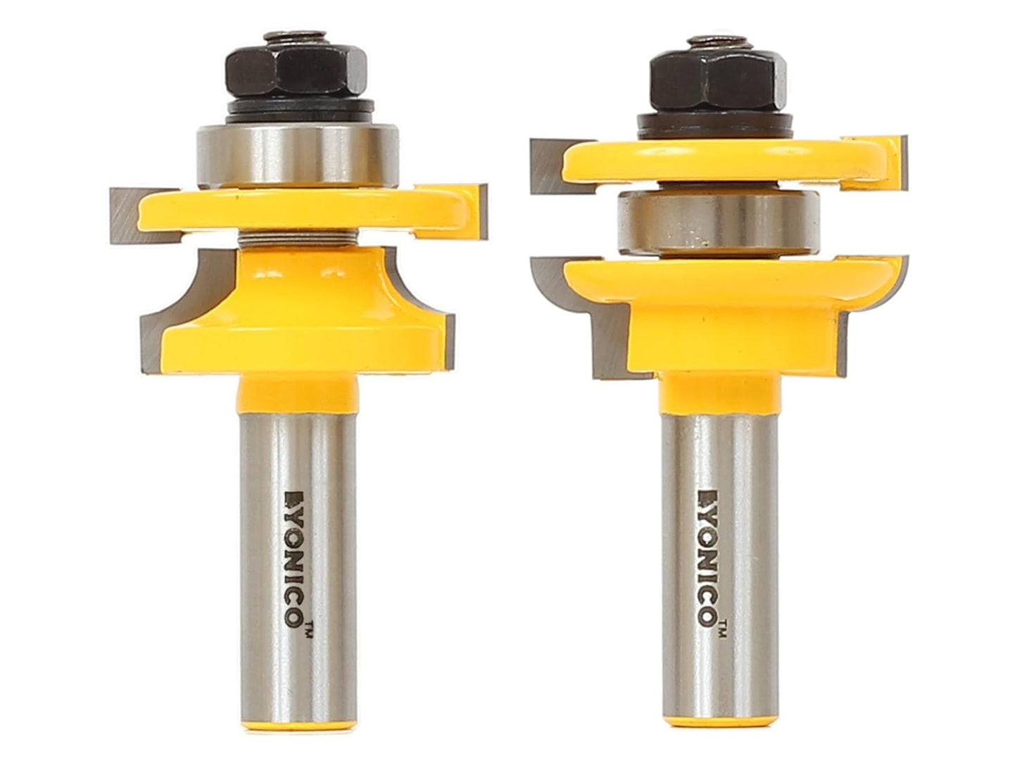 YONICO Router Bits Set for Rail and Stile Cabinet Doors