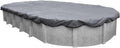 Robelle 18 x 33 ft Industrial Gray Winter Oval Pool Cover - Solid