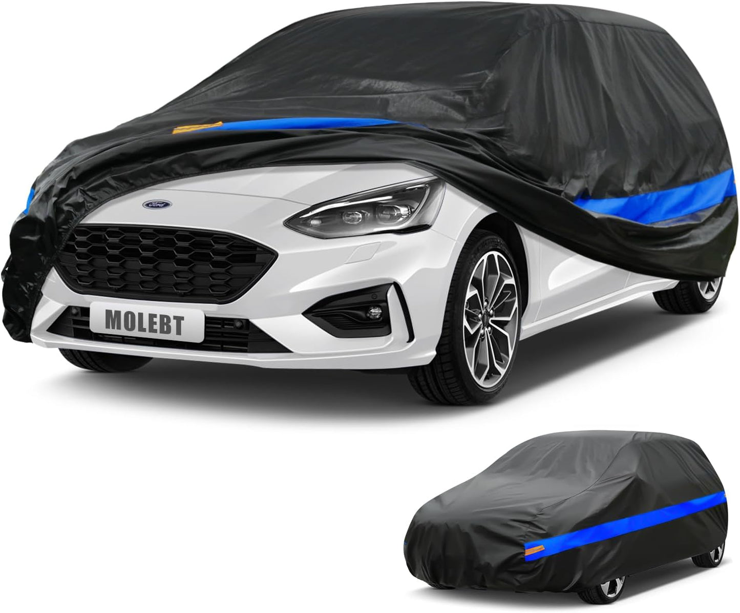 Hatchback Car Cover Waterproof All Weather for Ford Focus Civic