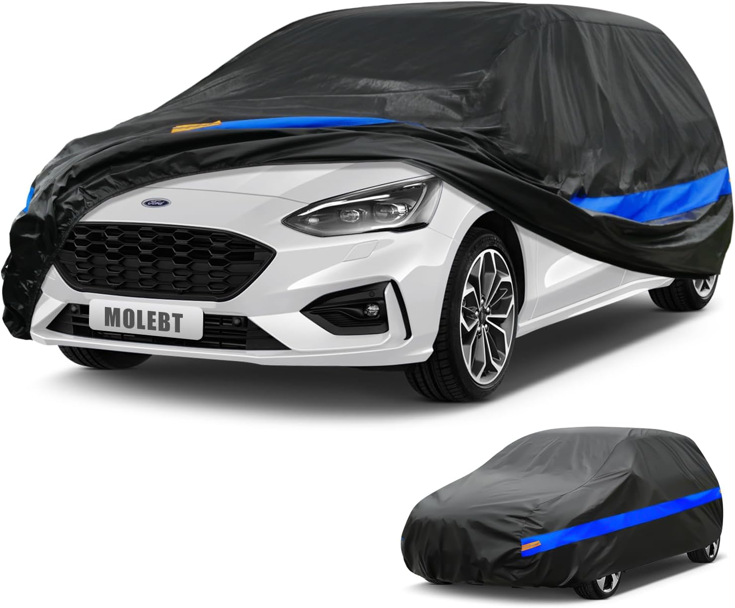 Hatchback Car Cover Waterproof All Weather for Ford Focus Civic