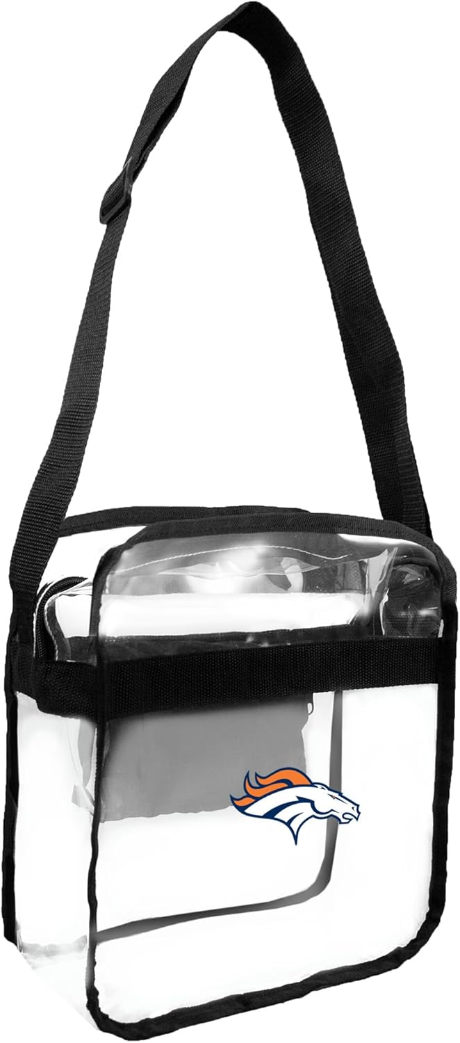 NFL Clear Carryall Crossbody Bag for Game Day Essentials