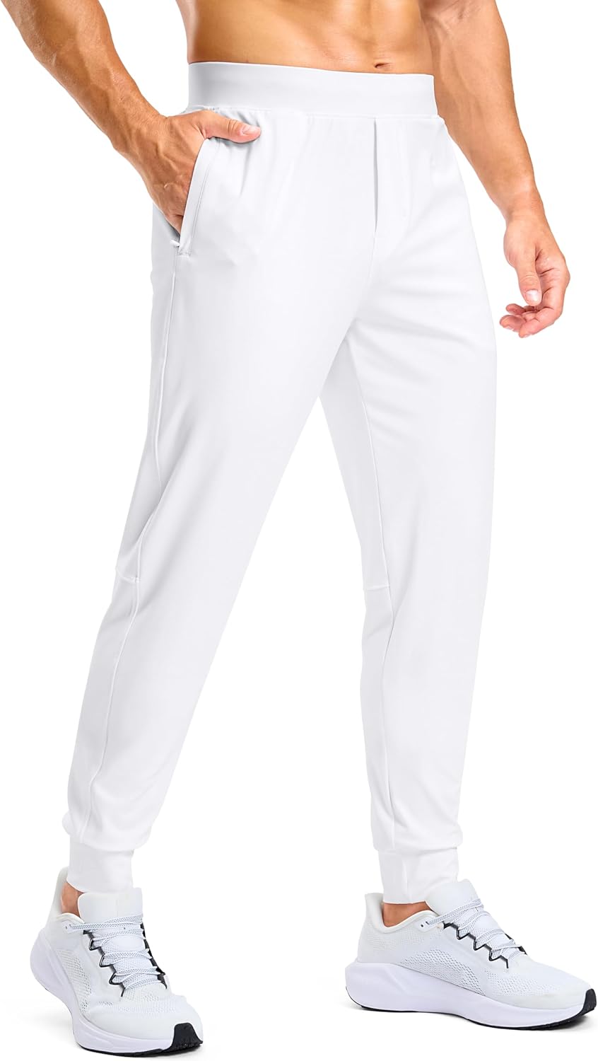 G Gradual Men's Golf Joggers with Zipper Pockets for Comfort