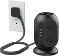 Surge Protector Power Strip Tower 12-in-1 - Space Saving Charging