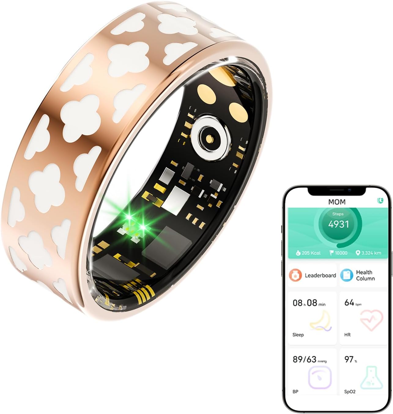 MERNEUO Vital Health Ring - Ultimate Wellness Companion