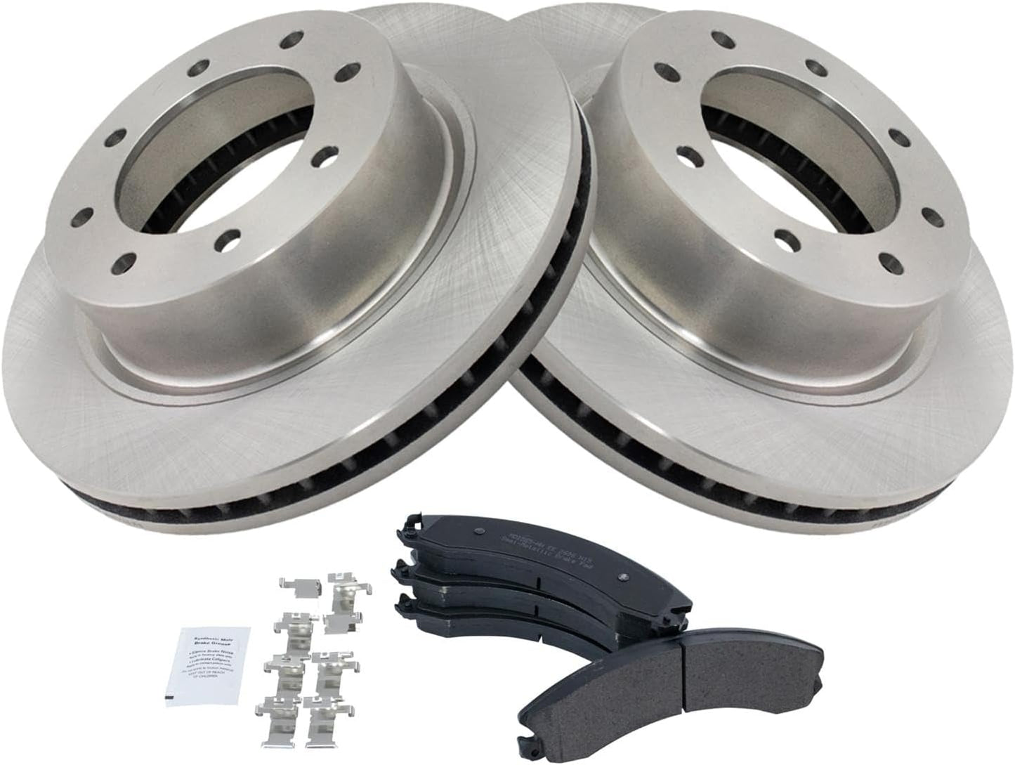 TRQ Front Brake Pad & Rotor Kit for Nissan NV1500 NV2500 NV3500