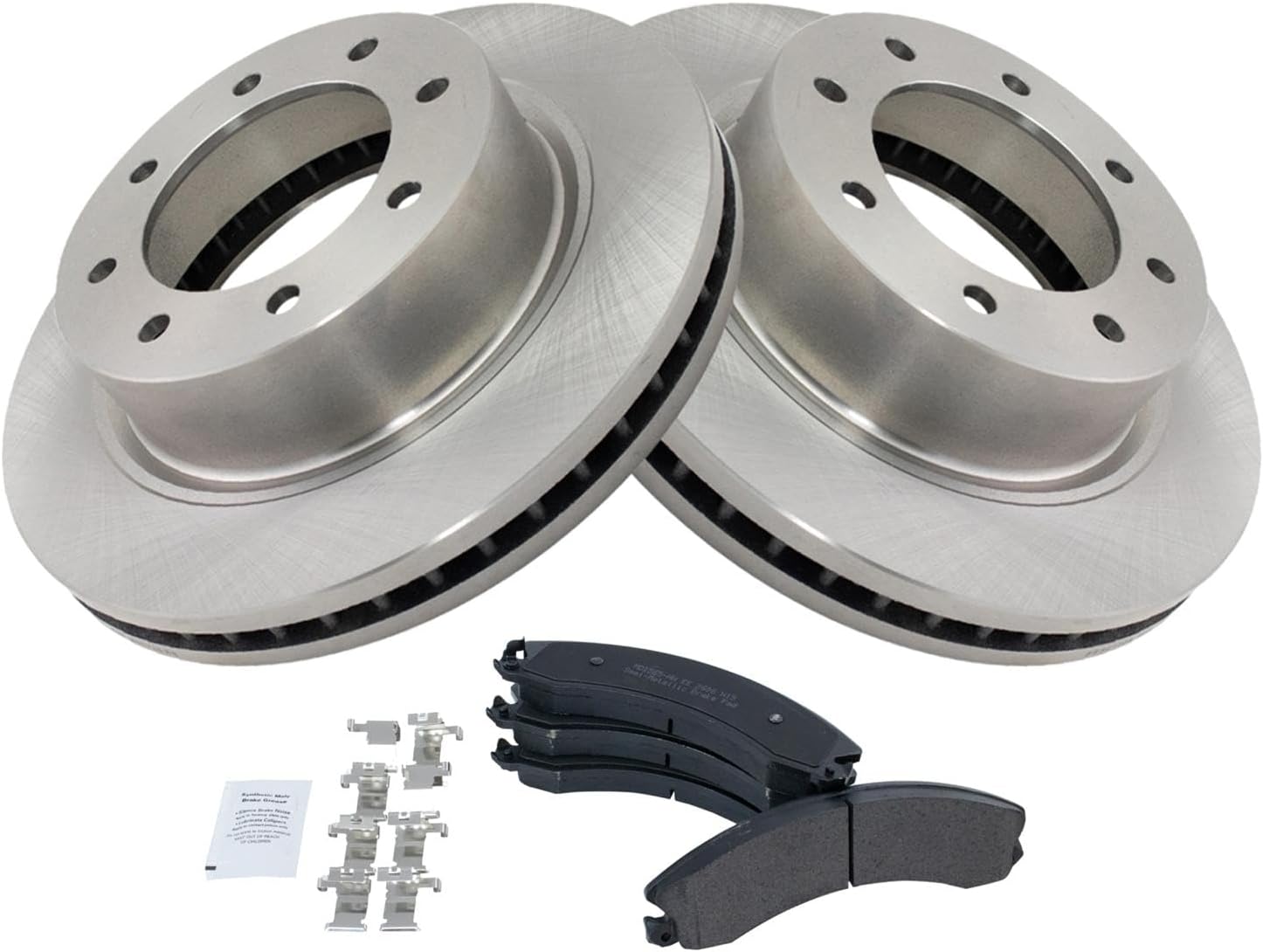 TRQ Front Brake Pad & Rotor Kit for Nissan NV1500 NV2500 NV3500