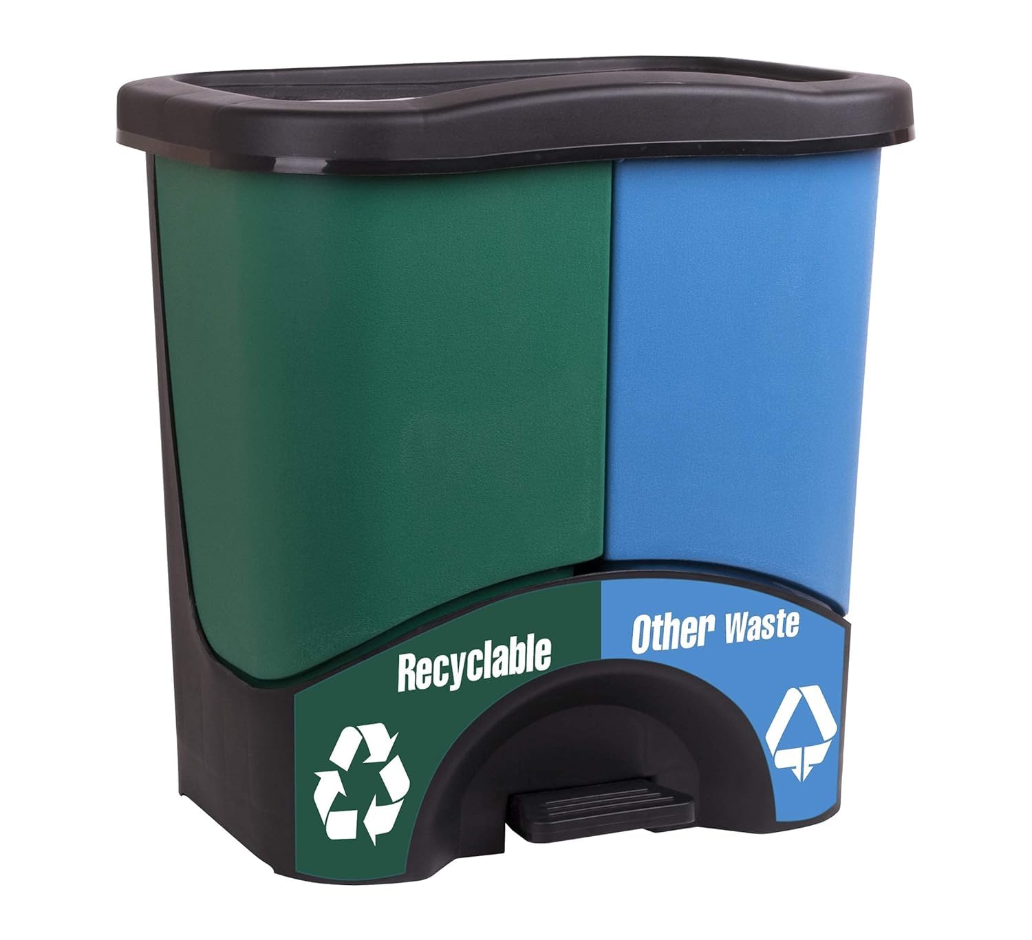Mintra Home Trash Bins - 3 Gallon Dual Compartment Design