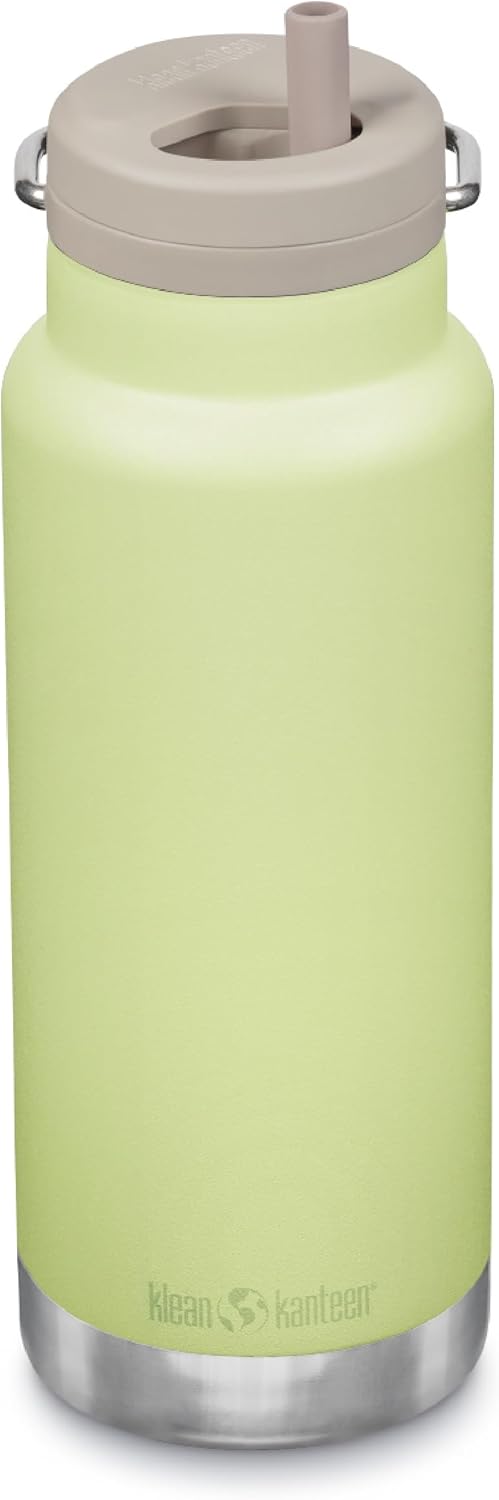 Klean Kanteen 32oz TKWide Insulated Water Bottle - Shadow Lime