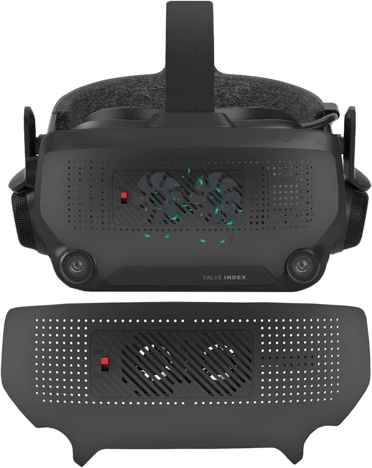 VR Cooling Faceplate with Dual Fans - SUPERVR