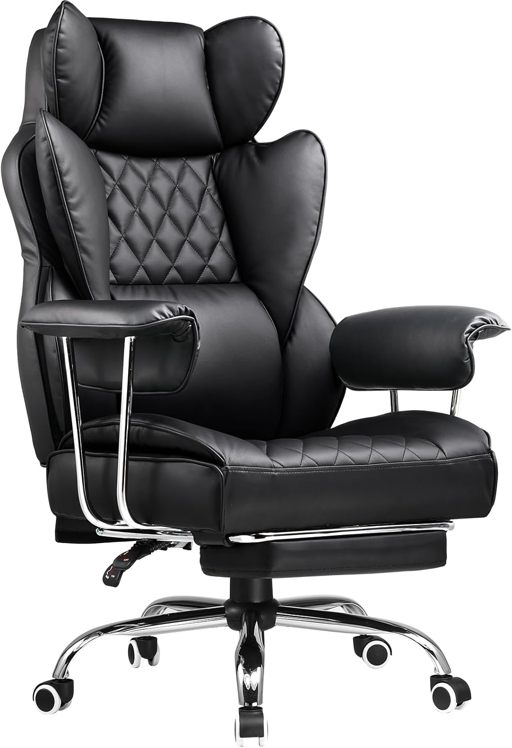 COMHOMA Big and Tall Office Chair with Ergonomic Design and Footrest