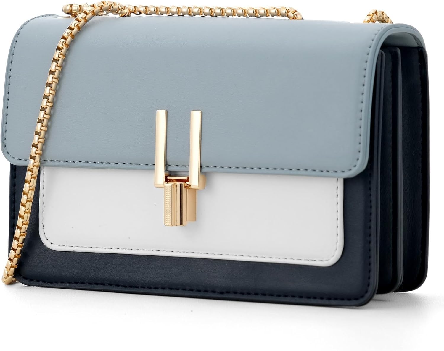 Color-Block Crossbody Bags for Women - Stylish Leather Purses