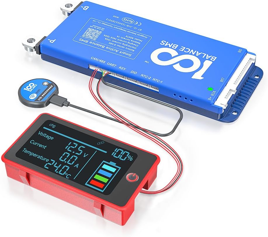 SmartActive Balance BMS with WiFi Module and LCD Display Set