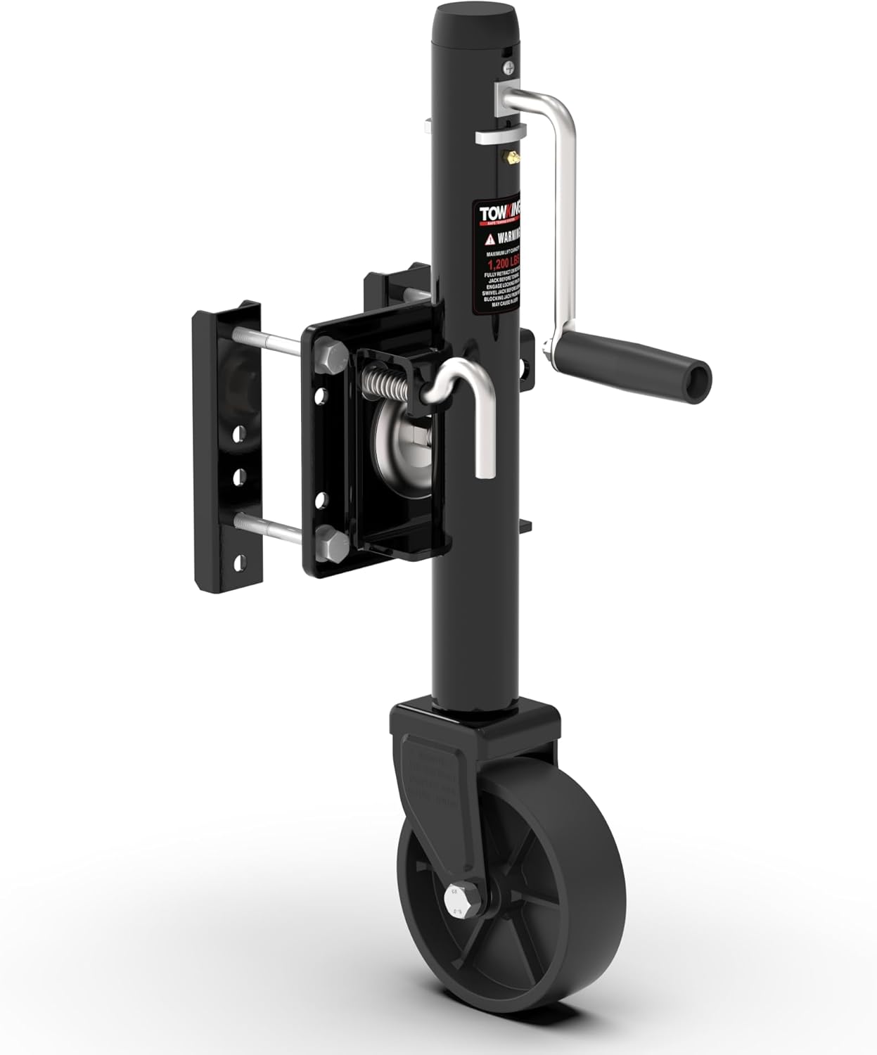 1200 lbs Trailer Jack with Wheel for RV, Boat, and Trailer