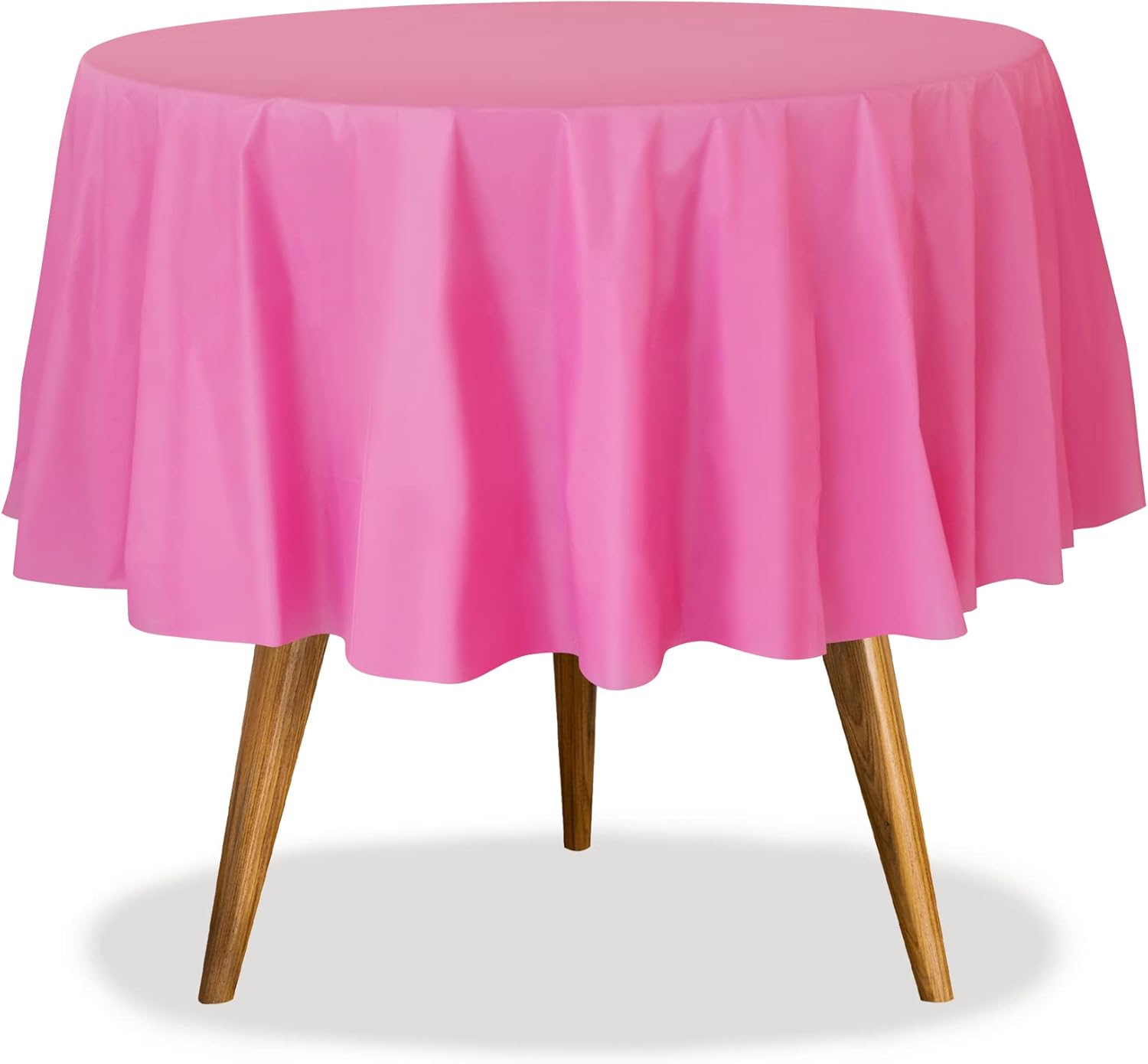 Pink Disposable Plastic Tablecloths by Party Dimensions