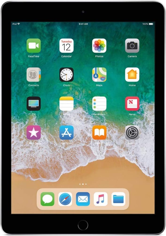 Apple 2018 iPad 9.7-inch Wi-Fi 128GB Space Gray Renewed Premium