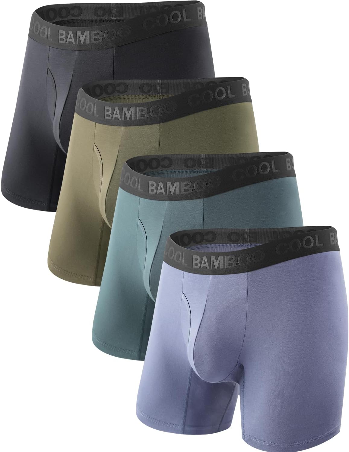 Bamboo Cool Men's Underwear Boxer Briefs for Ultimate Comfort