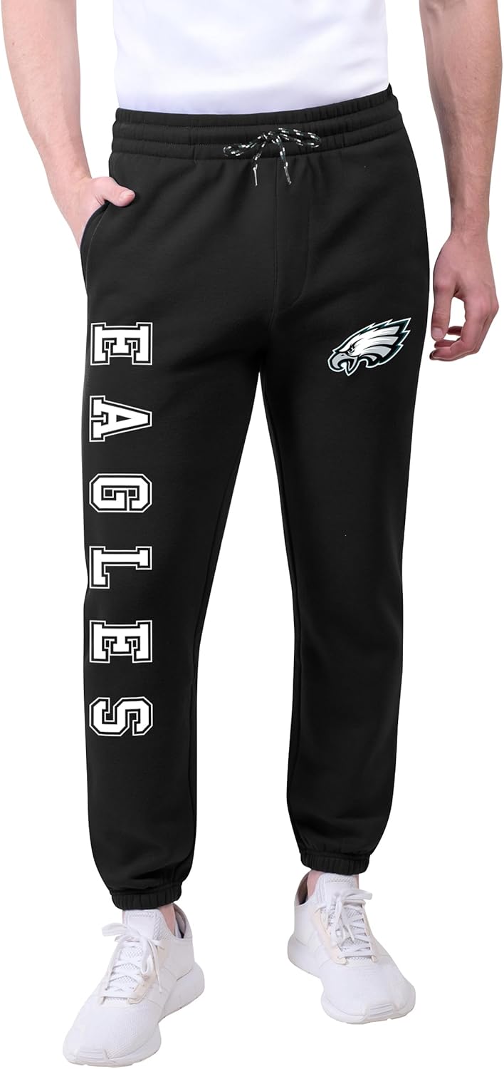 Ultra Game NFL Official Active Super Soft Fleece Jogger Pants