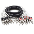 12 Channel 1/4ft TRS to 24 1/4ft TS Insert Snake - 15 ft