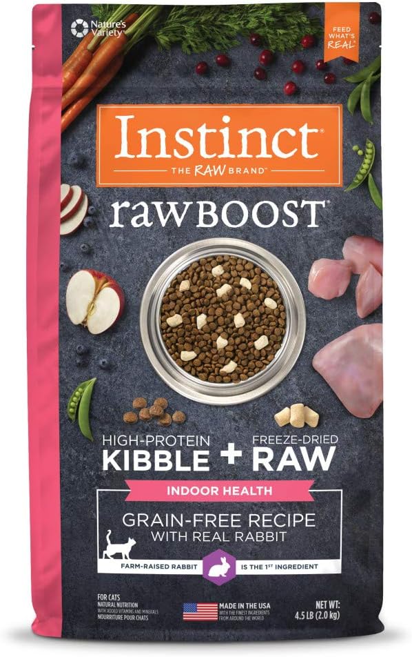 Instinct Raw Boost Indoor Health Cat Food with Real Rabbit