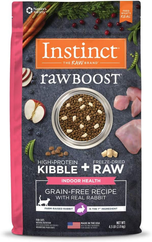 Instinct Raw Boost Indoor Health Cat Food with Real Rabbit