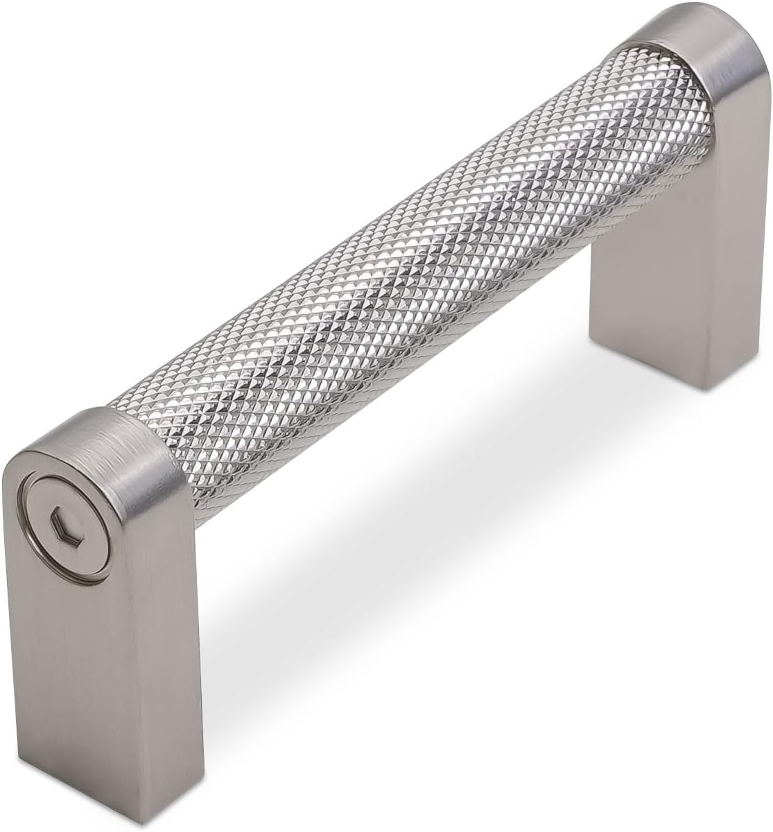 3 Inch Brushed Satin Nickel Kitchen Cabinet Handles - 10 Pack