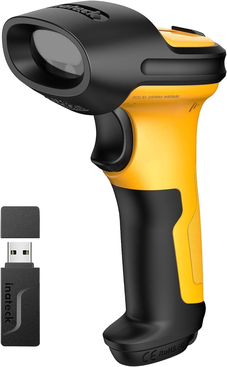Inateck P6 AI Barcode Scanner with Bluetooth and Long Battery Life
