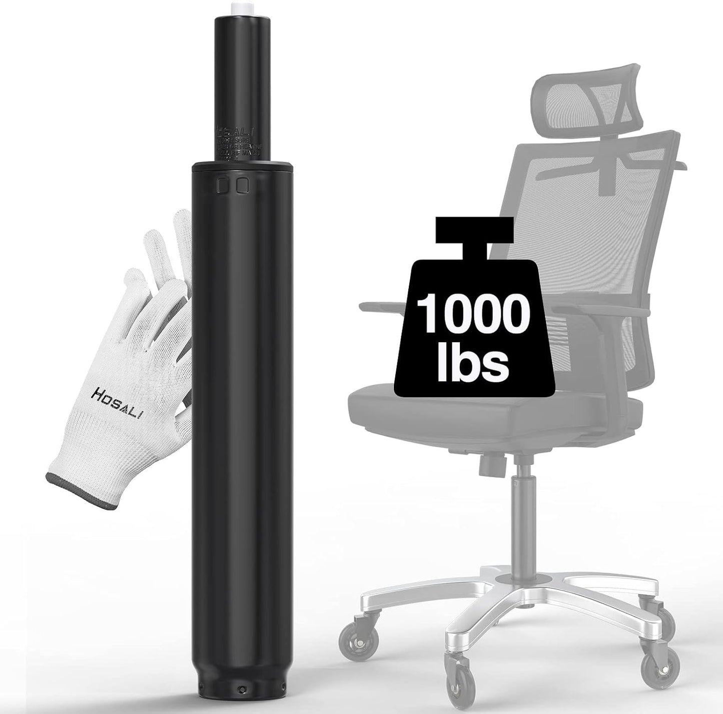 HOSALI Heavy-Duty Office Chair Gas Lift - Universal Fit