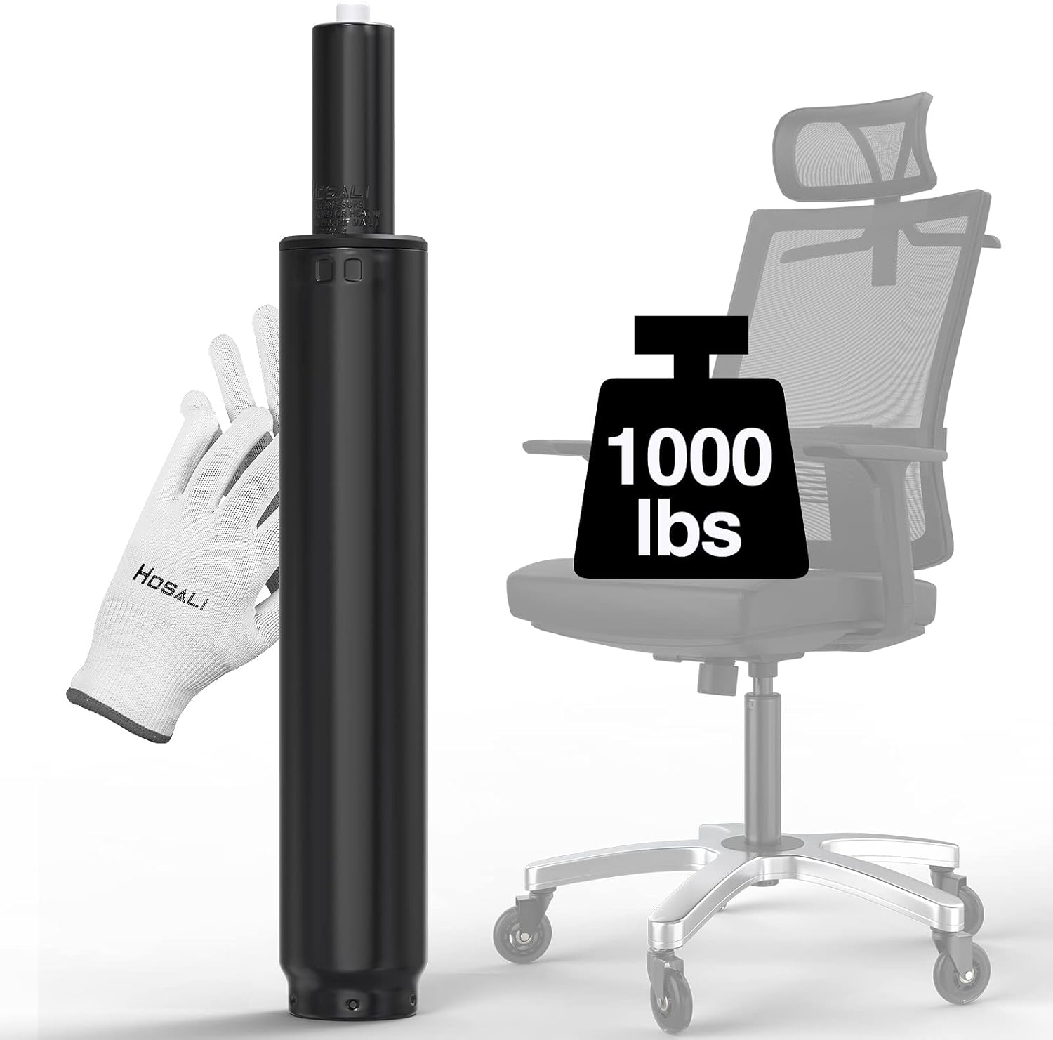 HOSALI Heavy-Duty Office Chair Gas Lift - Universal Fit