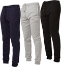Ultra Performance 3 Pack Mens Lightweight Joggers - Comfortable Men's