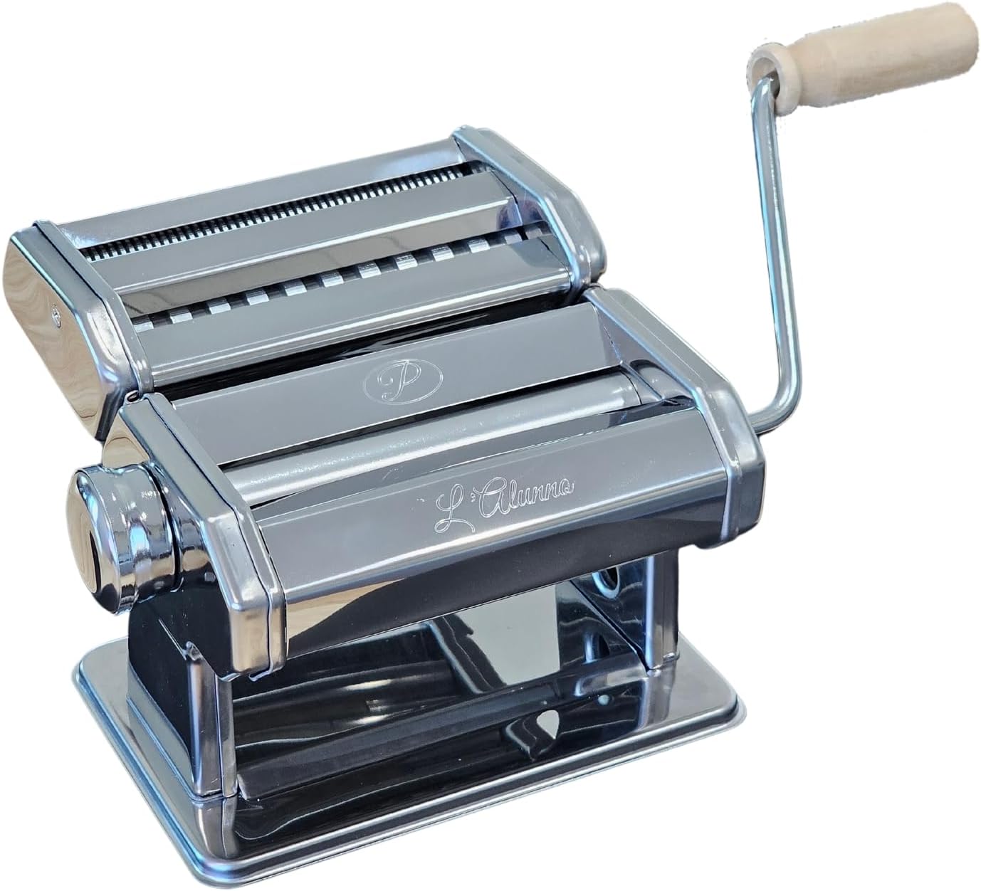 LAlunno Pasta Maker: Hand Crank for Homemade Pasta