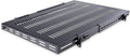 1U 4-Post Adjustable Vented Server Rack Shelf - Heavy Duty Storage