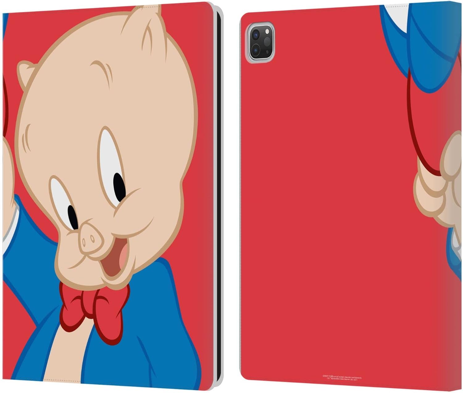 Looney Tunes Porky Pig Leather Wallet Case for iPad Pro 12.9