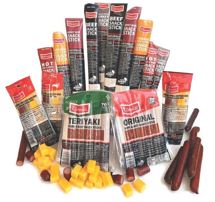 Jerky.com Meat & Cheese Sticks Sampler - 26pc Variety Pack