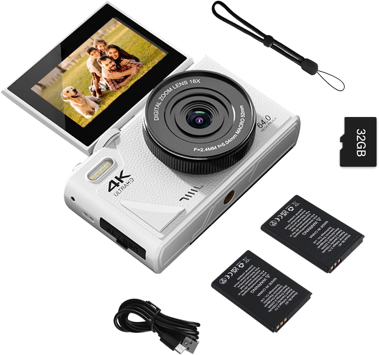 Capture Crisp Photos Anywhere with WGM 64MP 4K Camera