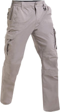 Mens Ripstop Tactical Work Pants for Men - Lightweight Water Resistant