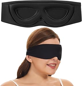 ALASKA BEAR Sleep Mask for Side Sleepers - Best Eye Mask
