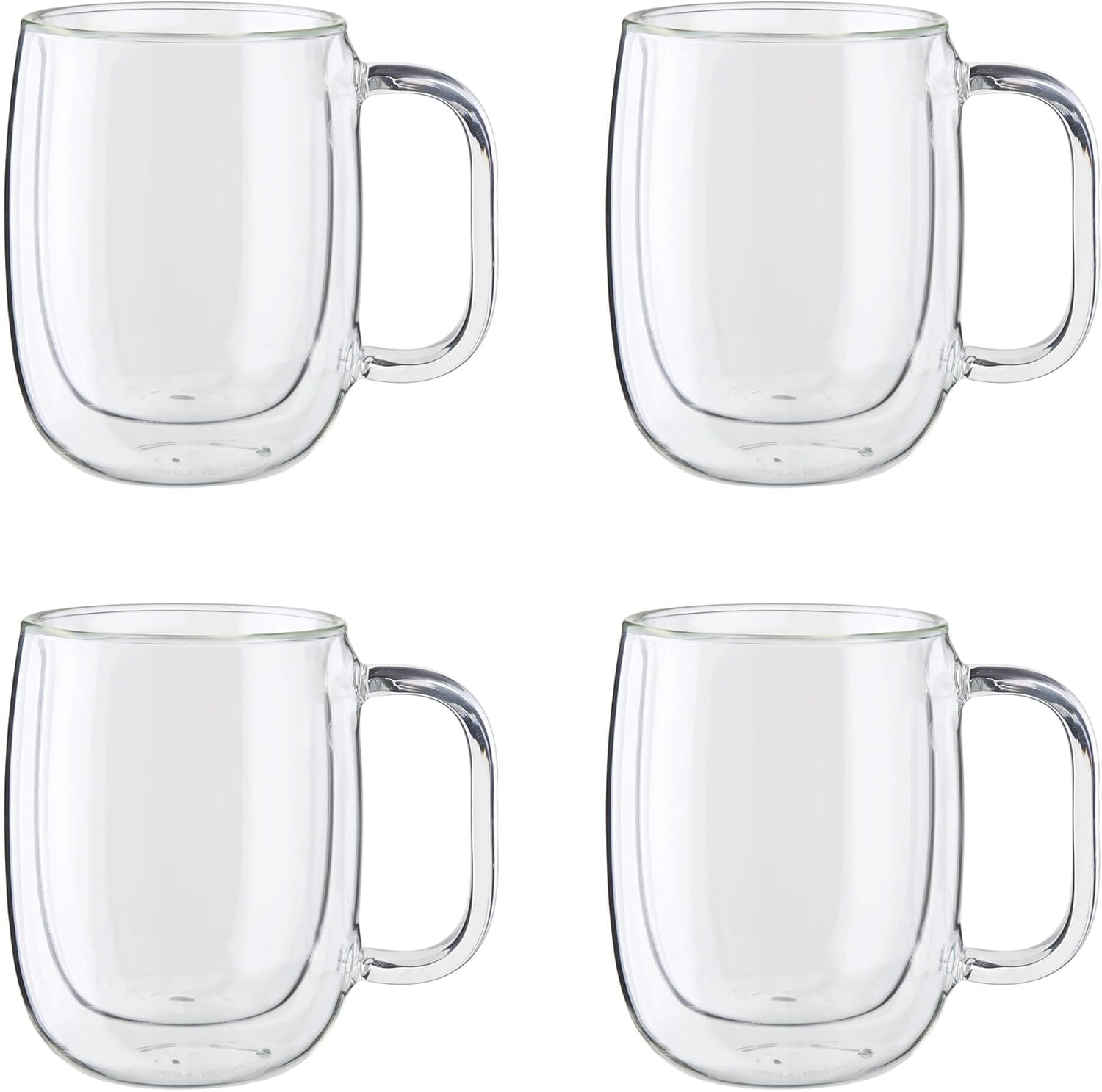 ZWILLING Sorrento Plus Double-Wall Glass Coffee Mug Set