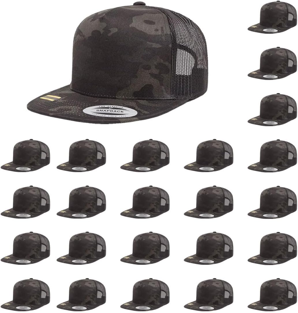 Yupoong 5-Panel Classic Trucker Cap for Ultimate Comfort