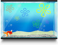 Aquarium Background Stickers - Cartoon Underwater Beach B - Instant