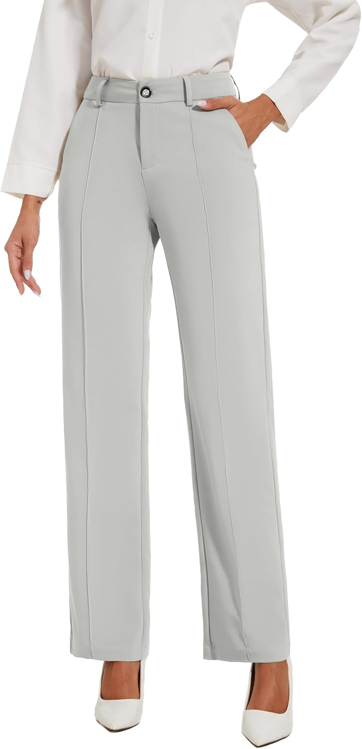 Womens Dress Pants Stretchy Business Casual Work Pants Slacks