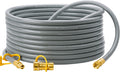 40 ft 3/8 in Natural Gas Grill Hose with Quick Connect - Long Reach