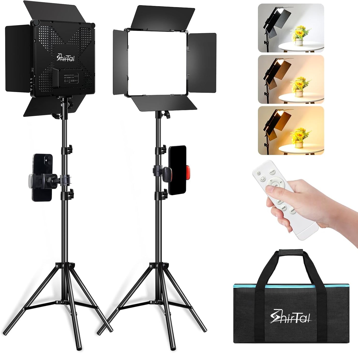 14 LED Studio Lights for Photography and Video Recording Kit