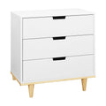 DaVinci Marley 3-Drawer Dresser, White and Natural - Versatile Nursery