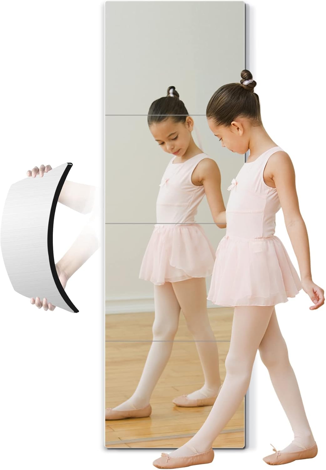 Full Length Shatterproof Mirror for Kids - Safe & Stylish
