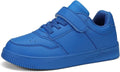 Unisex-Child Leather Lightweight Breathable Knit Athletic Running feet