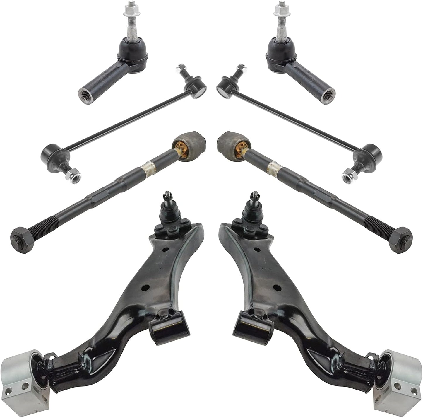 TRQ Front Steering & Suspension Kit for Chevrolet Equinox 2010-2017