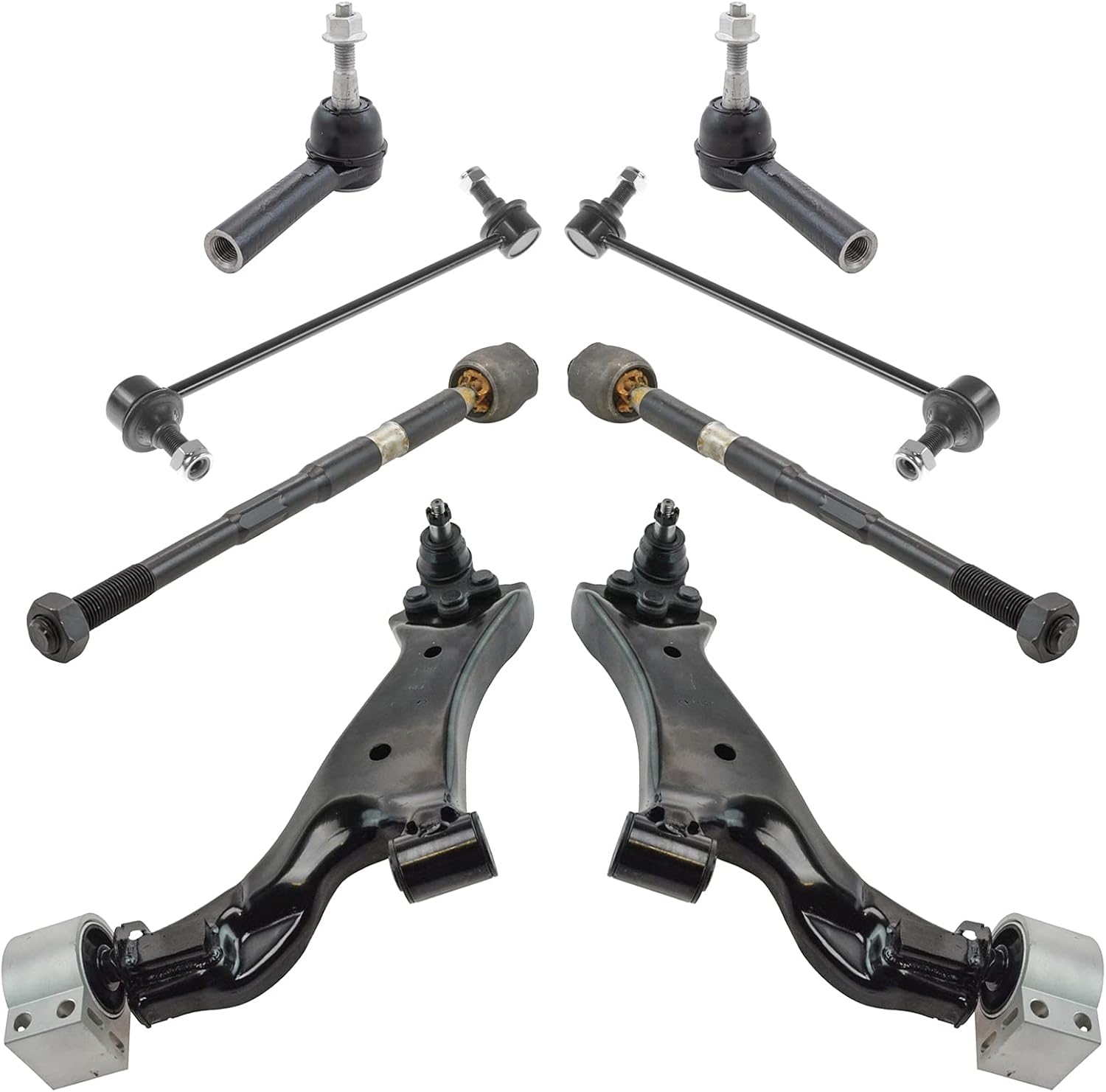 TRQ Front Steering & Suspension Kit for Chevrolet Equinox 2010-2017